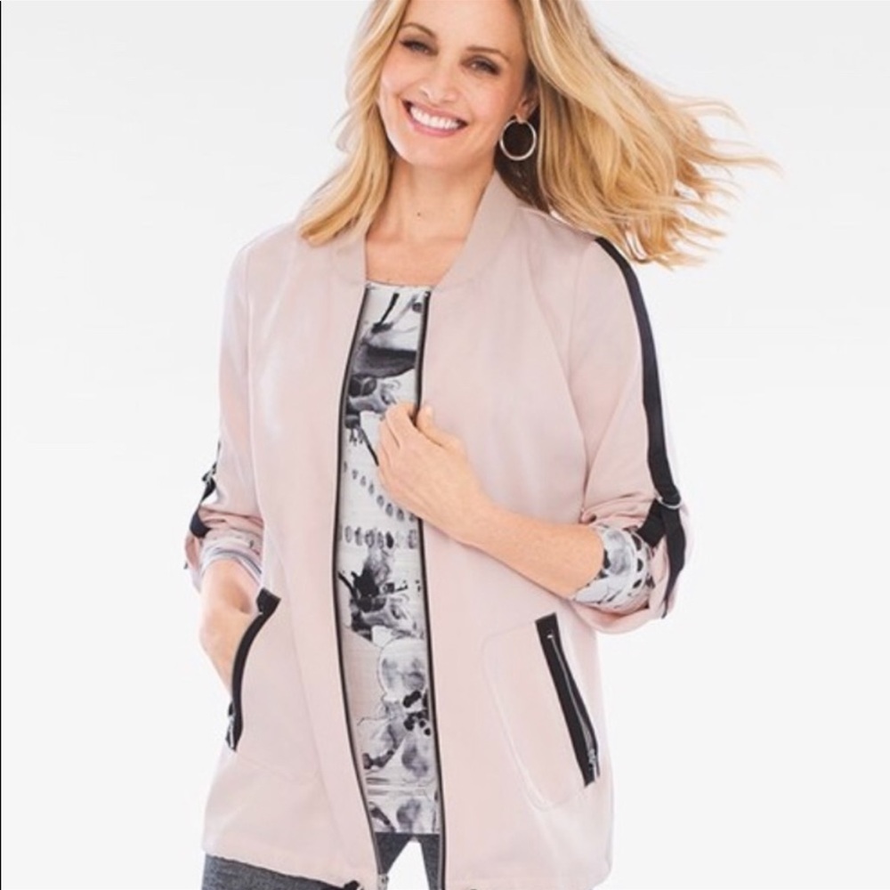 NWOT Zenergy by Chico’s bomber jacket
